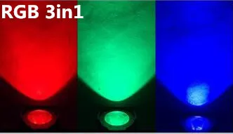 Светодиодный PAR 300 Вт удара RGBWA 5in1/RGBW 4in1/RGB 3in1/теплый белый холодный белый УФ светодиодный par Par64 светодиодный Spotlight DJ Light DMX управления - Цвет: RGB 3in1