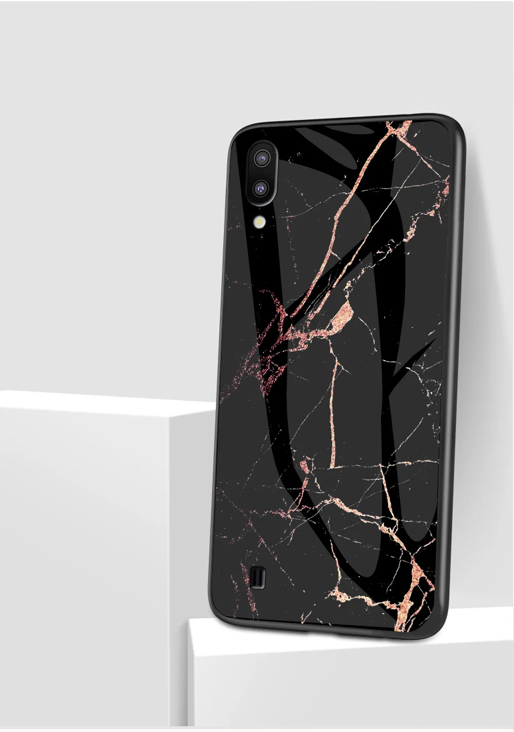 Для samsung Galaxy A50 чехол Мраморное зерно закаленное стекло градиент защитный чехол на заднюю панель для samsung A10 A20 A30 A40 A60 A70