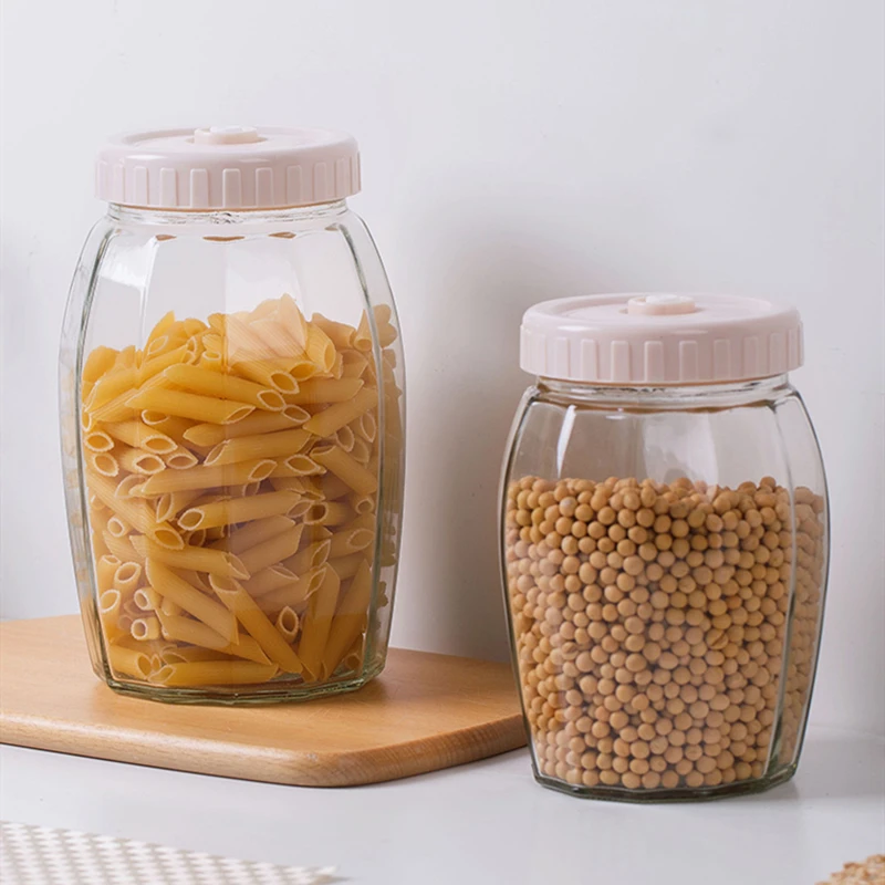 Стеклянная герметичная банка кухонная для Мейсона бутылка конфет фермент Kimchi