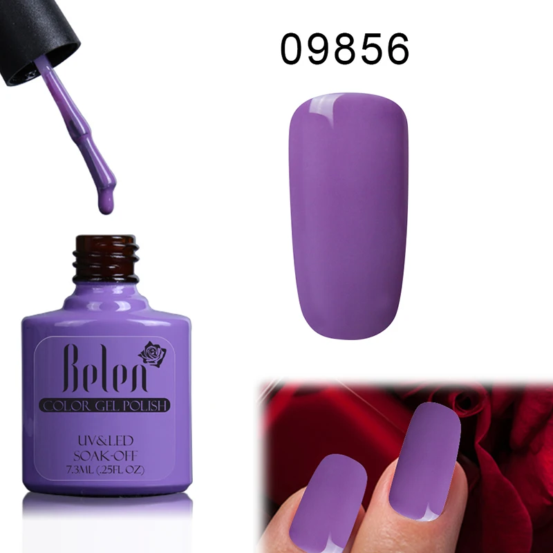 Belen 4 шт./набор УФ-гель для ногтей Vernis Полупостоянный 7,3 мл Лак Дизайн Маникюр Искусство Гибридный замочить от лака Набор лаков