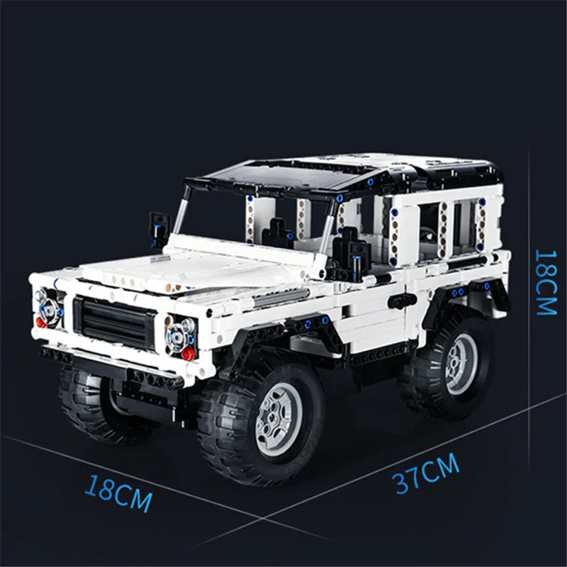 553 шт. серии Technic Defender RC модель внедорожника DIY строительные блоки машины