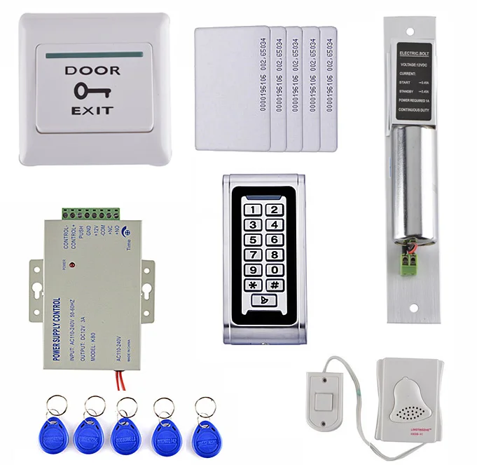 RFID клавиатуры 100% Водонепроницаемый IP68 Управление доступом комплект + аудио