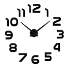 Новые популярные европейские домашние украшения для гостиной акриловые зеркальные модные настенные часы кварцевые часы большие часы с иглами натюрморт наклейки