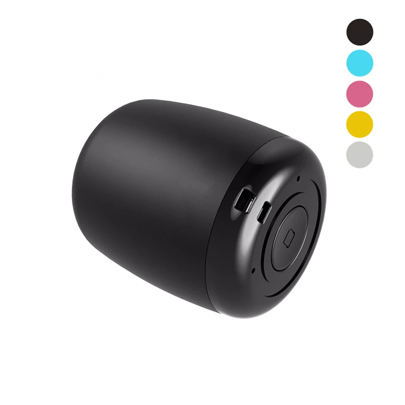 Bluetooth Колонка 3 Вт металлическая портативная цветная стерео система громкой