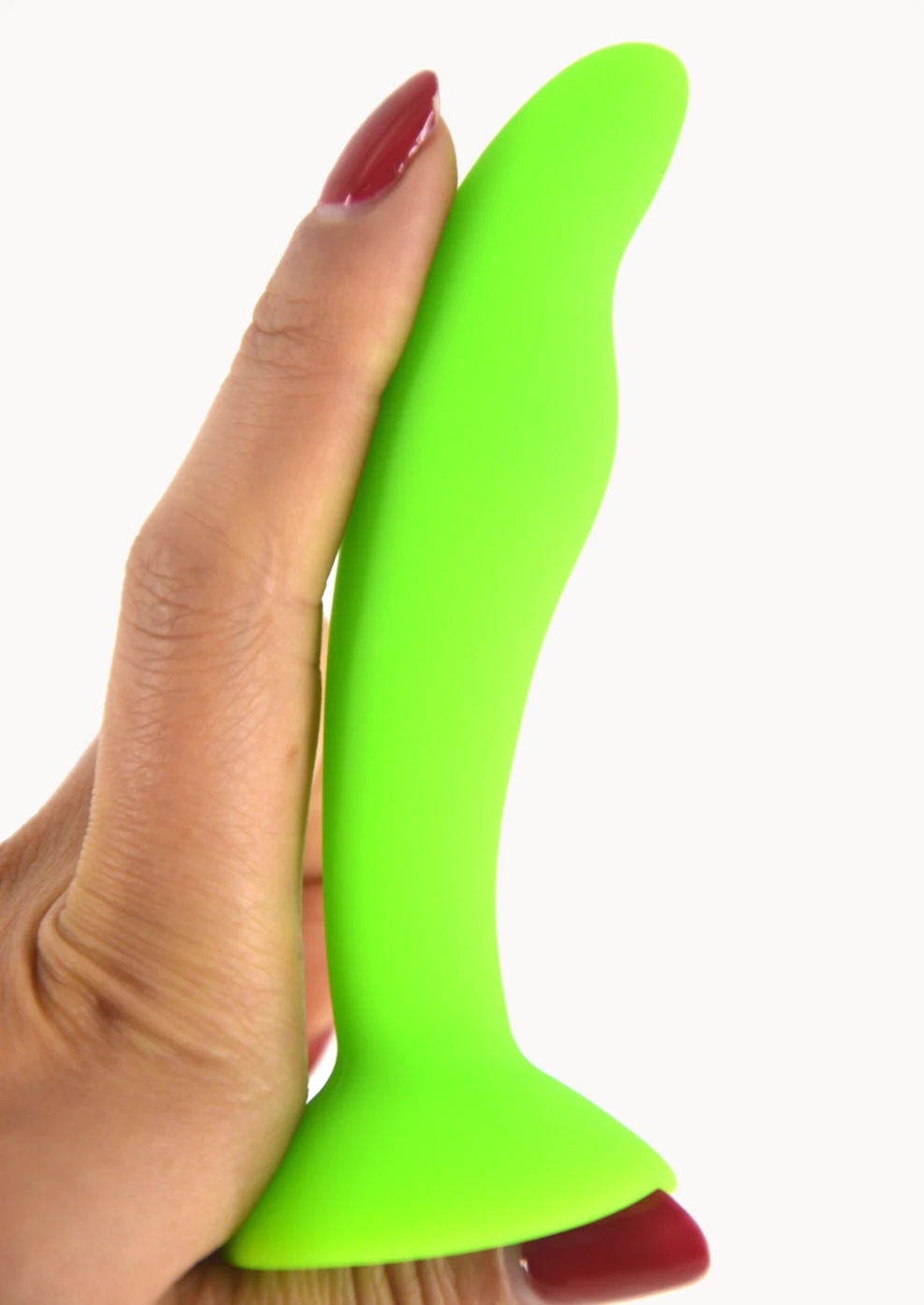 FAAK Fluorescent silicone anal plug mini butt sex products G spot stimulate masturbator suction dildo shop | Красота и здоровье