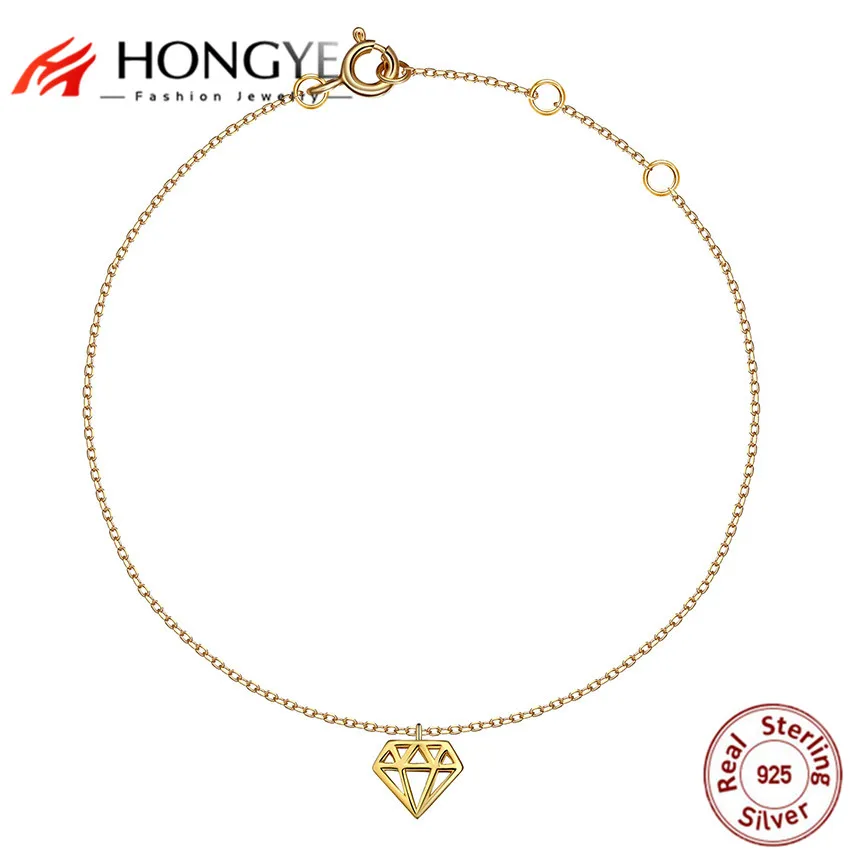 HONGYE Boho очаровательный браслет Золотой/Серебряный цвет женские браслеты с