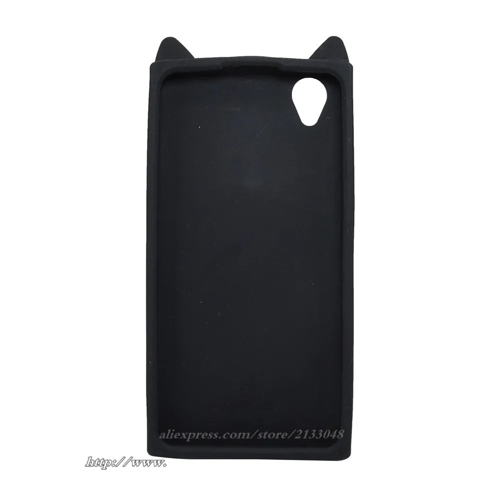 Soft Silicon Cover For Sony Xperia L1 Case G3311 G3312 G3313 3D Cartoon smile Cat Experia |