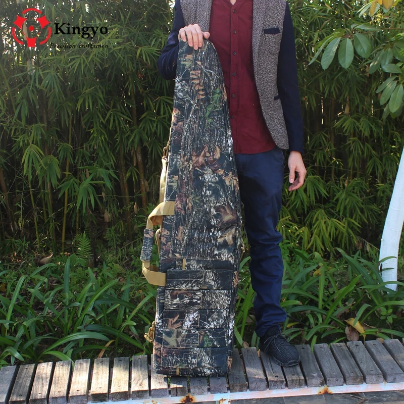 Сумка для переноски охотничьей винтовки 130 см из искусственной кожи защитный