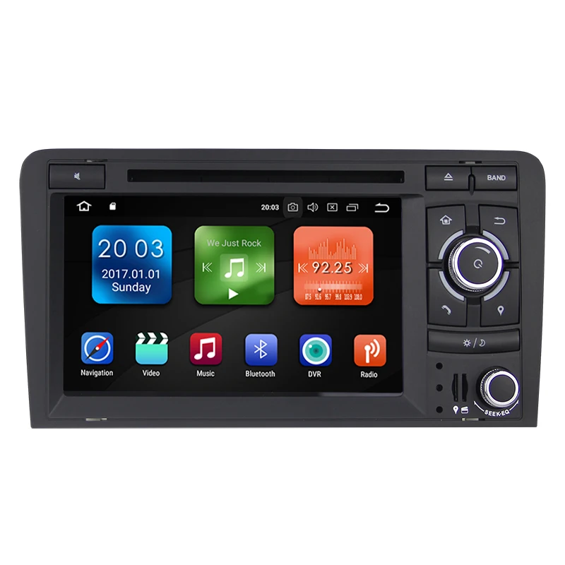 Сенсорный экран 7 ''Android 8 1 0 автомобиля Радио Стерео DVD плеер gps для Audi A3 2003 2012 S3