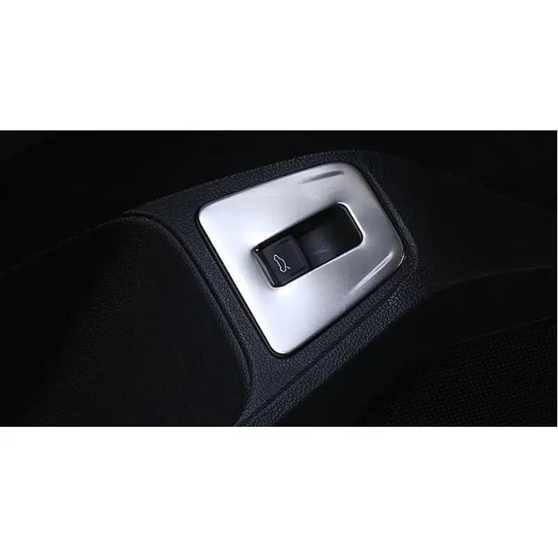 

Car stainless steel Trunk Switch button panel trim For LHD VW Tiguan 2017