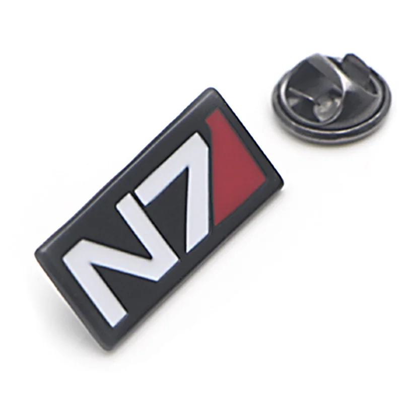 V280 Игра Mass Effect металлические эмалированные булавки и Броши Модные нагрудные