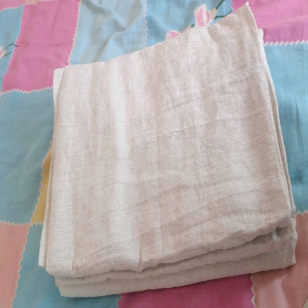 1 шт. оборки постиранная льняная подушка чехол из чистого наволочки с оборками s
