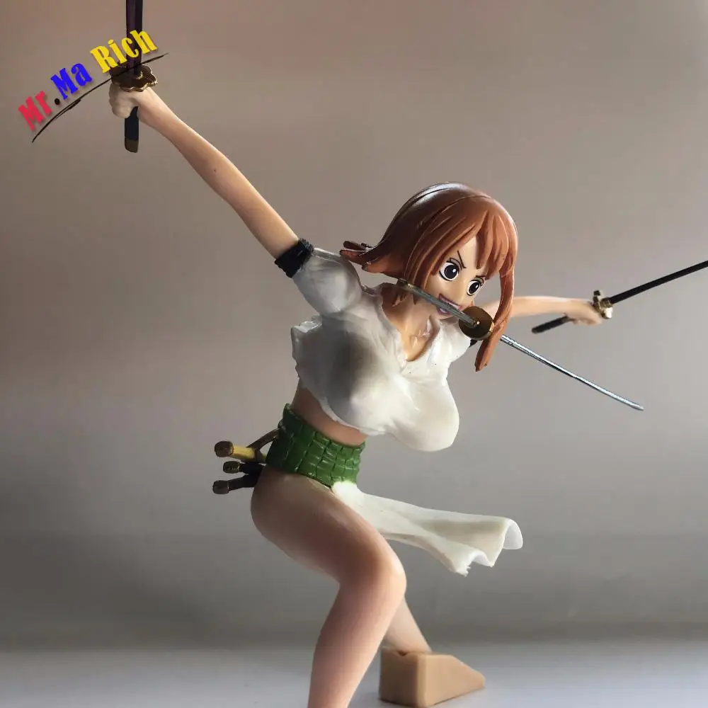 Одна штука Roronoa Zoro x Nami сексуальные ПВХ Фигурки Коллекционная модель куклы