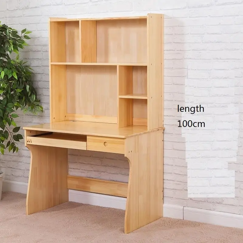 Version A Стенд Bureau Meuble, стоящий стол, Schreibtisch Escrivaninha Escritorio, ретро деревянный стол, компьютерный ноутбук, Меса, стол с книжным шкафом - Цвет: Version A