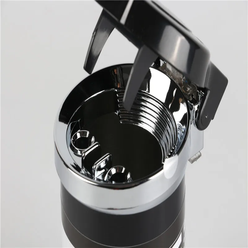 Автомобильная пепельница автомобильная мусорная корзина со светодиодной