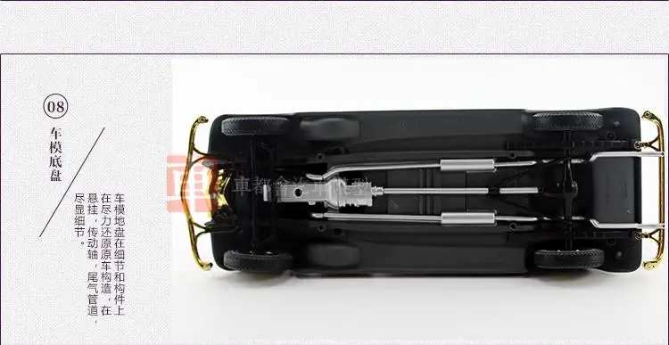 1/18 последний император Puyi дворцовый Дракон автомобиль винтажный автомобиль статическое моделирование сплава Модель автомобиля