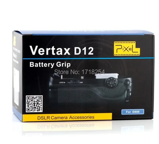 Pixel Vertax MB-D12 для Nikon D800/D800E/D810 батарейный блок высокого качества + 2 года гарантии |