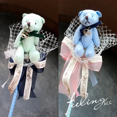 

Lovely temperament Cartoon bear Bow signing pen ballpoint pen free shipping