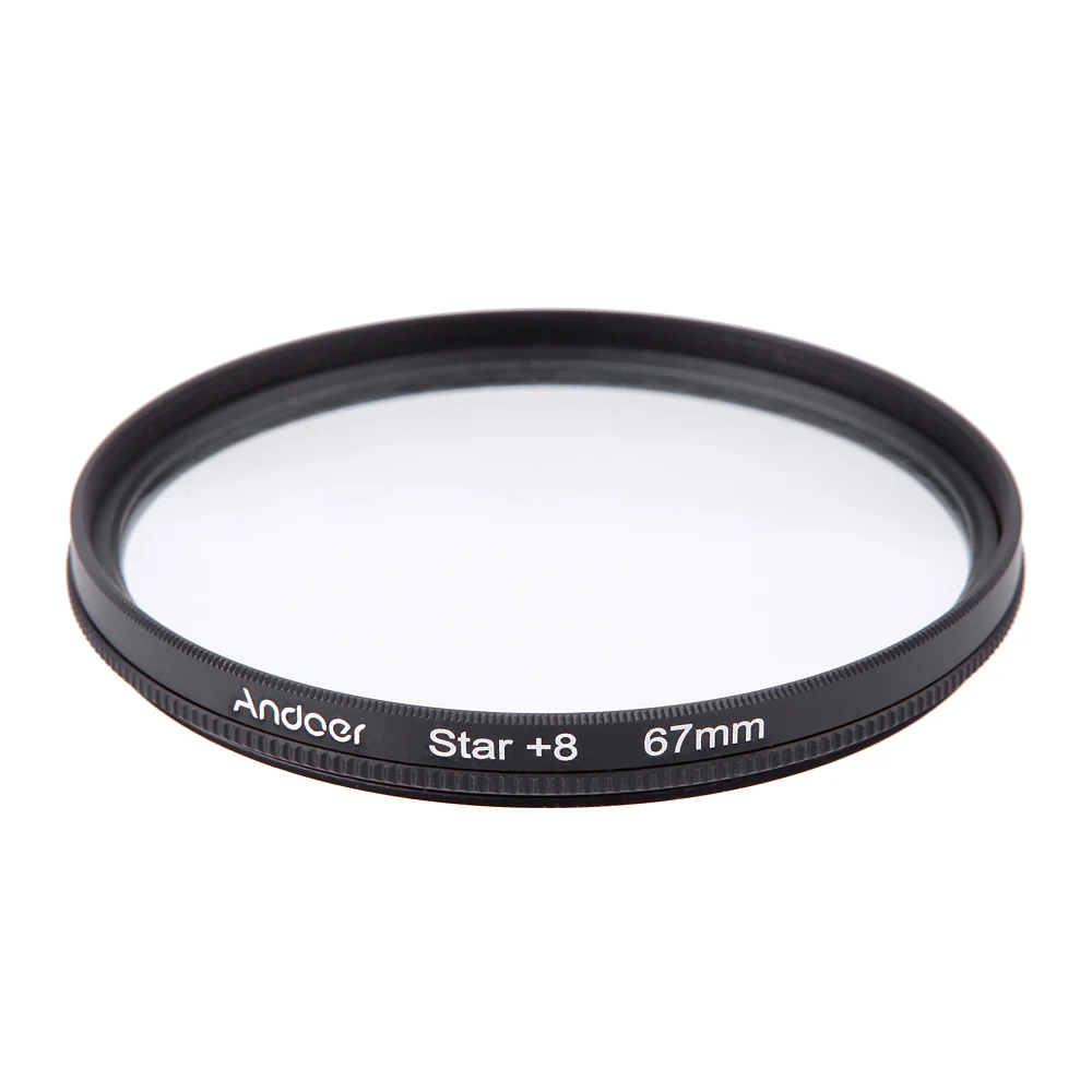 Комплект фильтров для камеры Andoer 67 мм UV + CPL Star с 8 точечным фильтром чехлом Canon Nikon