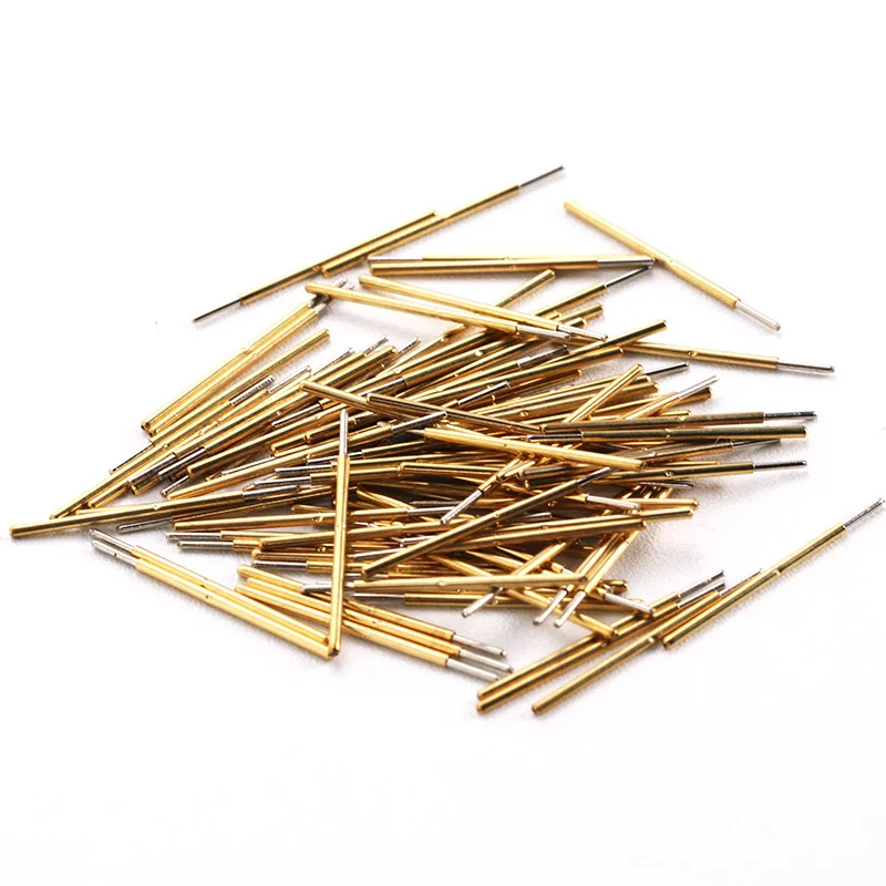 100 Pcs P50-Q1 New Hot DIY Metal Probe P50-Q Needle Length 16.35mm Nickel-Plated Spring Test For Electric Tools | Обустройство дома