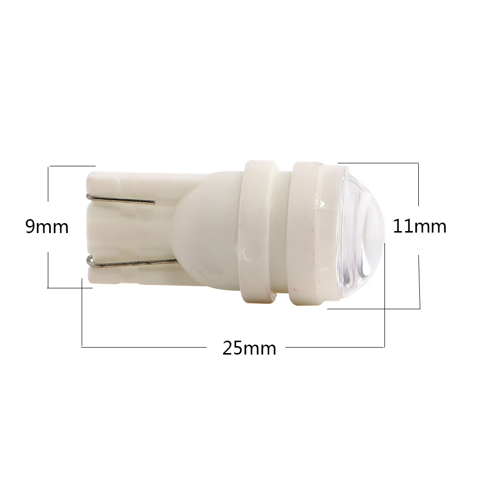500X W5W светодиодный объектив 60LM T10 5630 2 SMD авто освещение для чтения интерьера