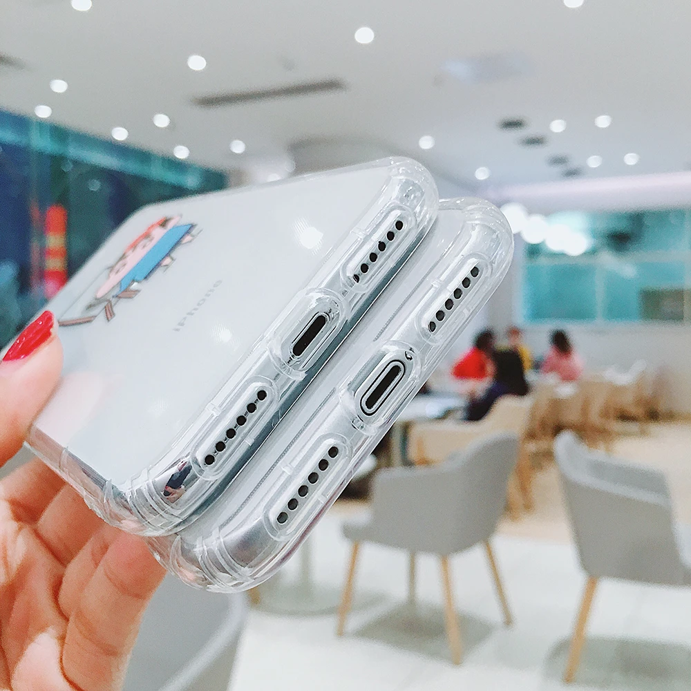 Crayon Shin-chan роскошный мягкий ТПУ чехол силиконовый футляр для телефона iphone 7 xs max xr 6s