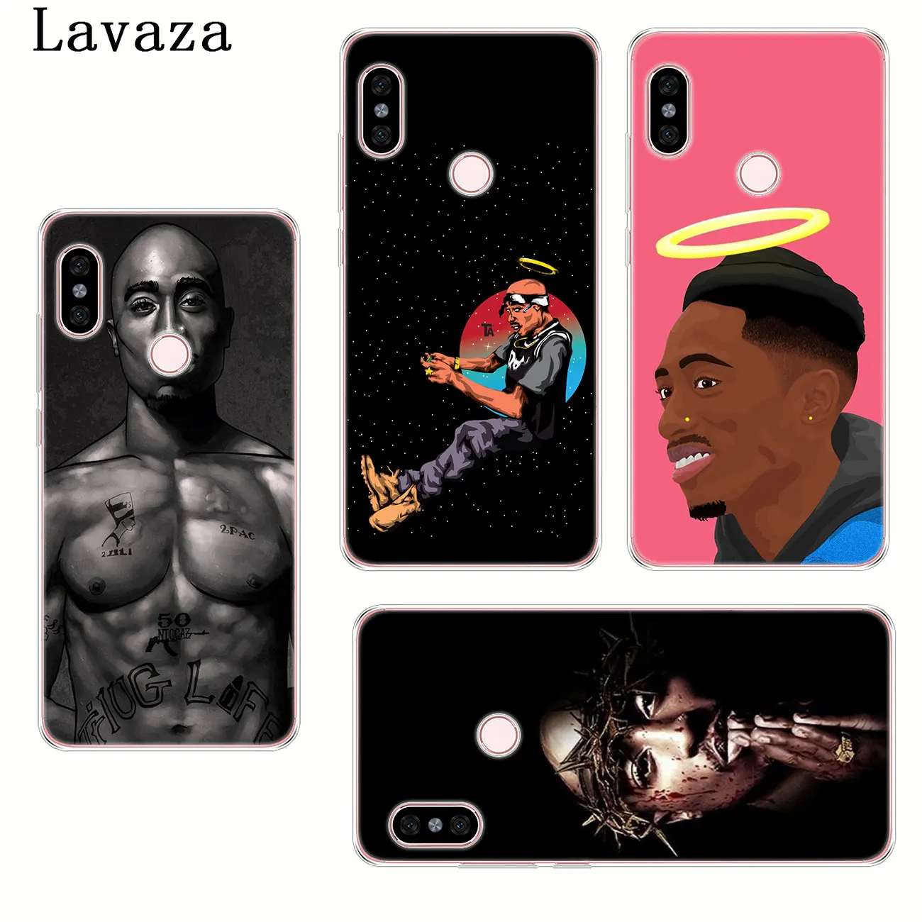 Lavaza певица 2pac Тупак», «Корона 2 pac Rap жесткий чехол для телефона для Xiaomi Redmi K20 8A 7A 5A 6A Примечание 8 7 5 6 iPad Pro 4 4X крышка