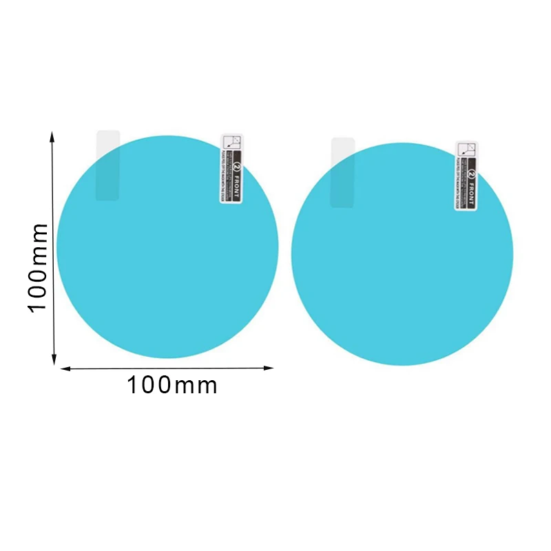 2 шт. противотуманная прозрачная защитная пленка для мотоцикла|Боковое окно| |