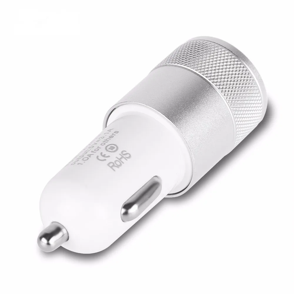 Двухместный автомобиль USB Зарядное устройство Quick переходник для зарядного