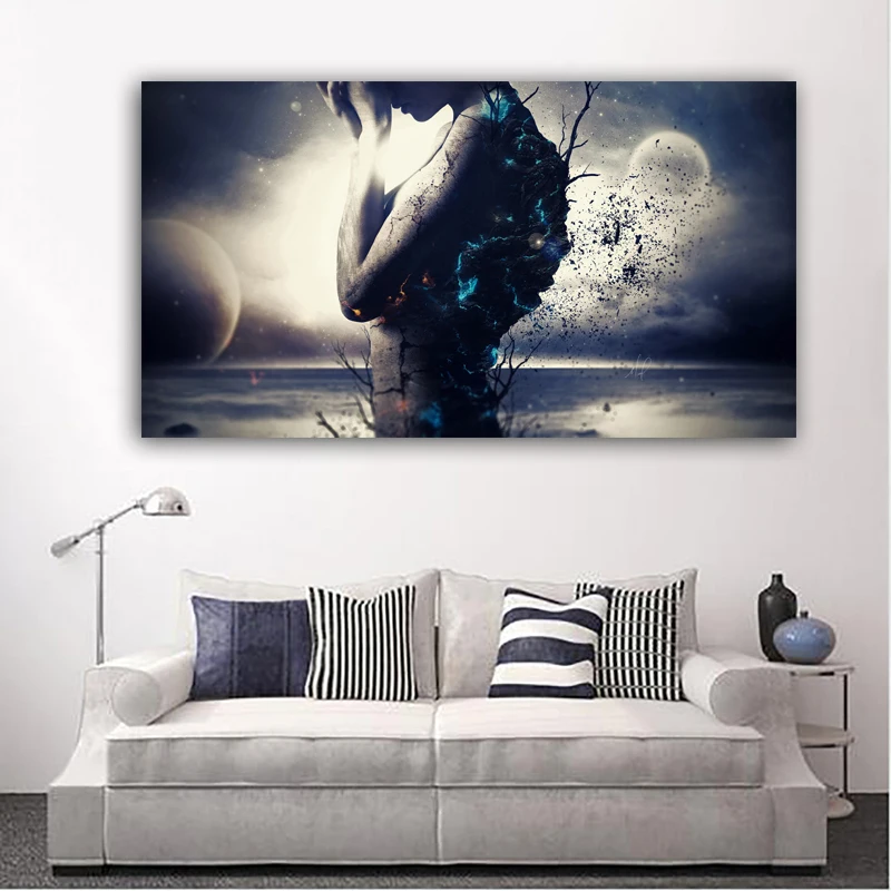 RELIABLI искусство плакаты портреты холст Картины абстрактный сексуальная девушка