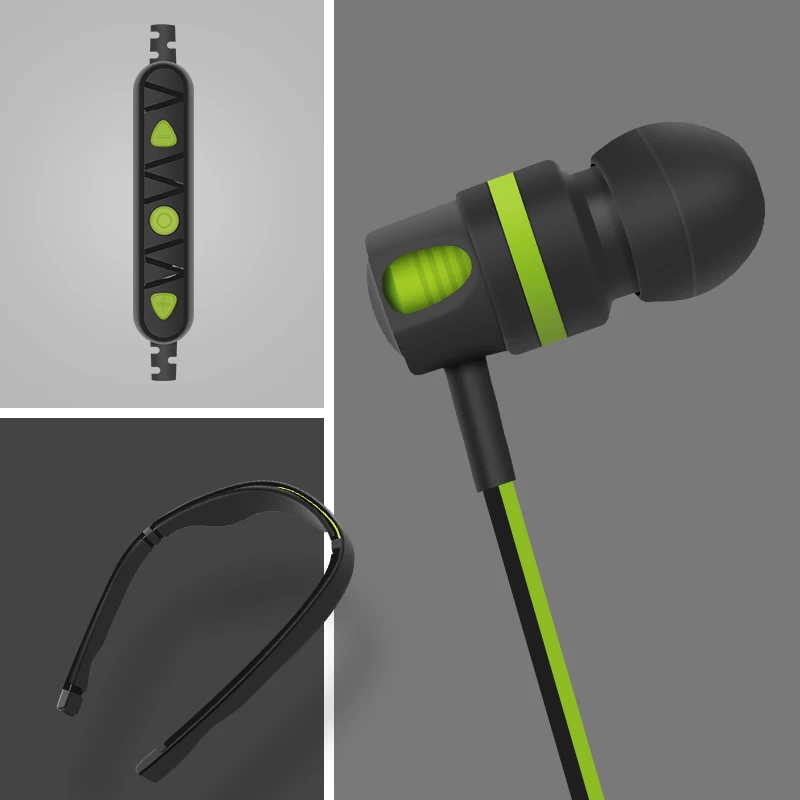 Беспроводные Bluetooth-наушники M &amp J спортивные стереонаушники с защитой от пота