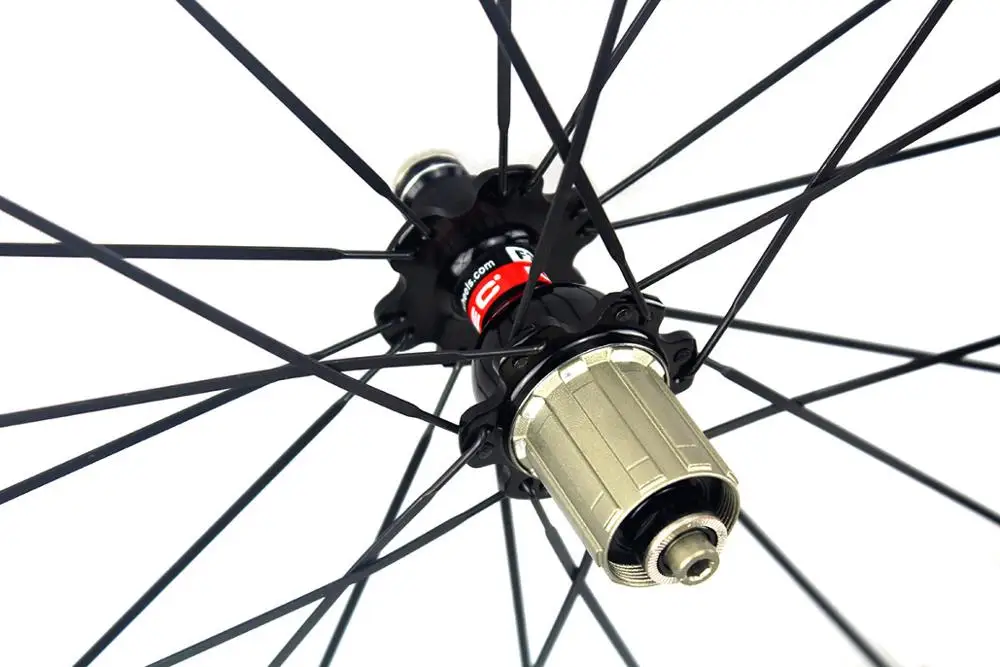 Carbon Road bike wheels depth 60mm 700C clincher chinese fiber bicycle wheelset rim width 25mm Novatec hub | Спорт и развлечения