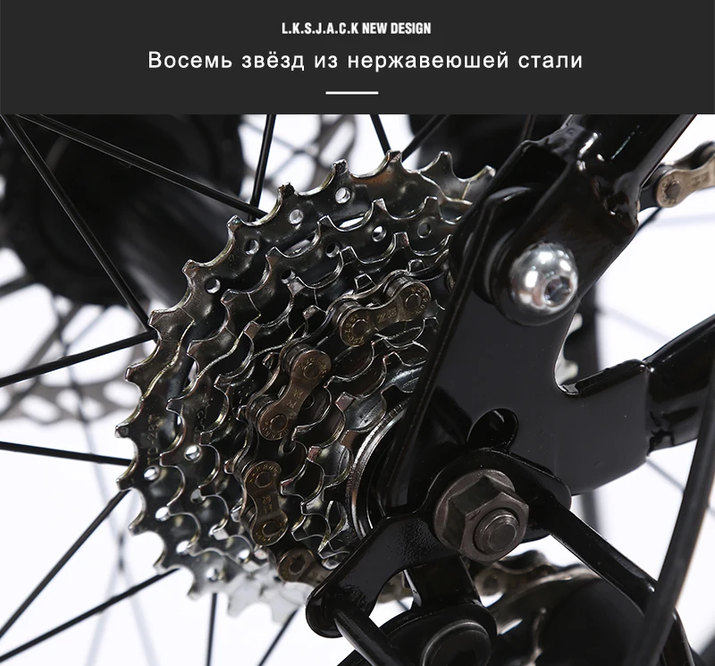 Lauxjack 26*4.0 горный велосипед двойной дисковые тормоза 24 снегоход скорость широкий