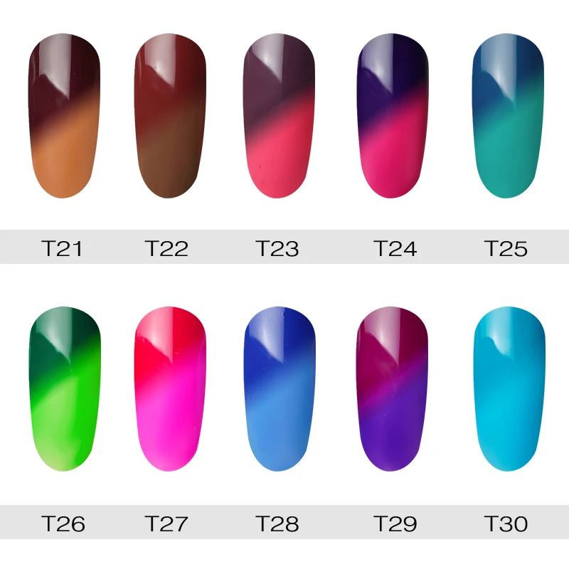 NAILWIND хамелеон изменяющийся от температуры T01 30 гель лак для ногтей Гель