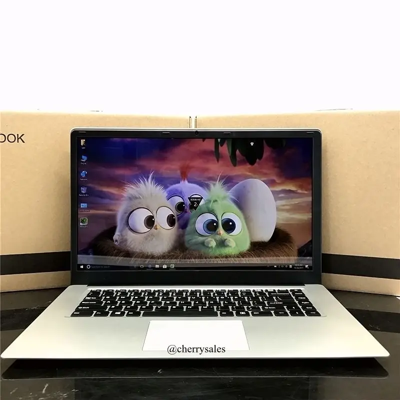 Ноутбук с Windows 10, In-tel HD graphics, 15,6 дюймовый светодиодный 16:9 HD, аккумулятор большой емкости, 4 Гб ram+ 64 ГБ rom Ноутбук