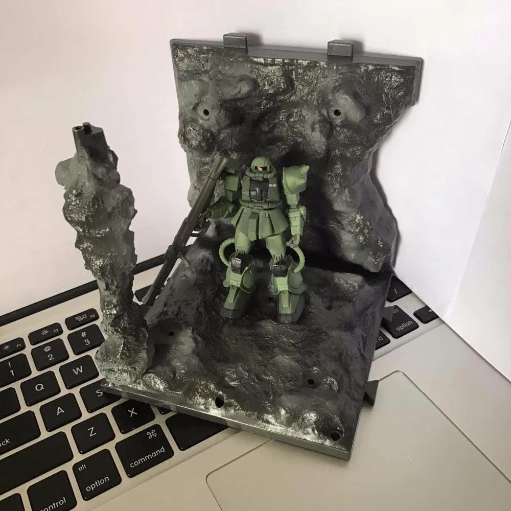 COMIC CLUB в наличии Оригинальные bandai 1/220 ZAKU II Зеленый Gundam набор декораций фигурку