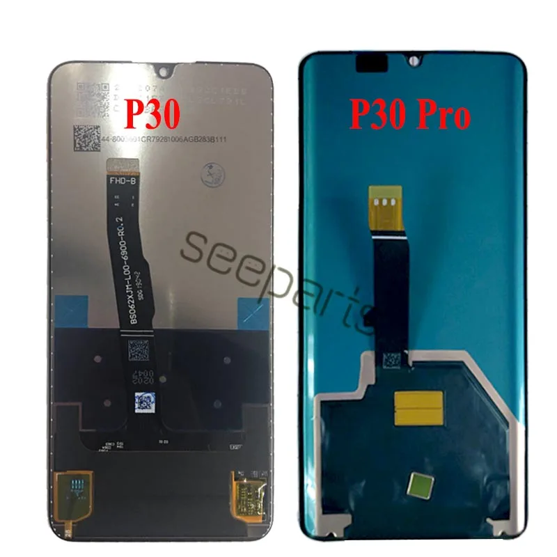 Оригинальный Для Huawei P30 Pro ЖК дисплей с сенсорным экраном дигитайзер в сборе VOG L29