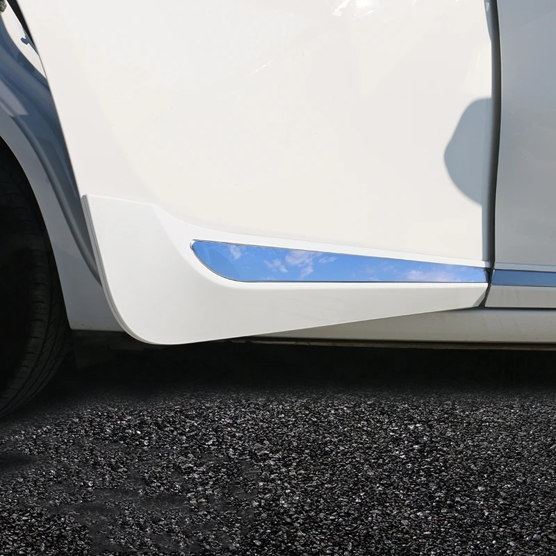 Фото Для toyota corolla 2014 2018 хромированная крышка для боковой двери украшение корпуса Для toyota corolla 2014 2018 хромированная крышка для боковой двери украшение корпуса