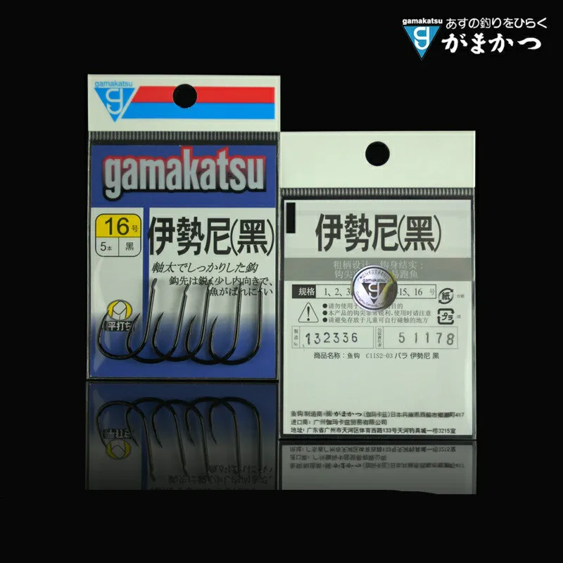 Gamakatsu черный колючий крючок японский импортный Карп из углеродистой стали