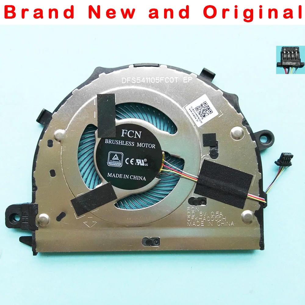 Новый оригинальный вентилятор для FCN DFS541105FC0T 0FKHA0000H FKHA DC5V 0.5A охлаждающий