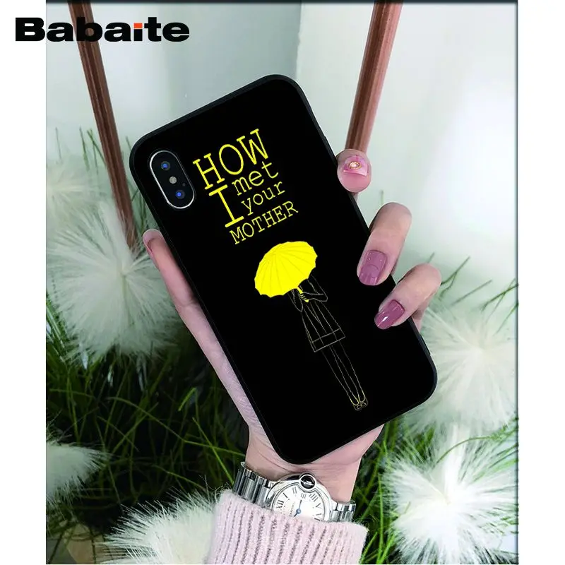 Новинка чехлы Babaite с надписью how i met your mother himym чехол для телефона iPhone X XS MAX 6 6s 7 7plus 8