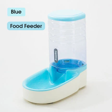 Blue-Food Feeder 3.8л Автоматическая питательная миска для кошек поилка для собак контейнер для еды диспенсер для воды для животных кошачий фонтан товары для домашних животных - Цвет: Blue-Food Feeder
