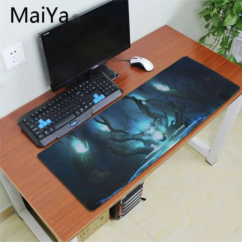 Lock Edge 30x80cm Maiya винтажный крутой ori и слепой лес геймерский скоростной маленький резиновый коврик для мыши большой коврик для мыши клавиатуры коврик - Цвет: Lock Edge 30x80cm