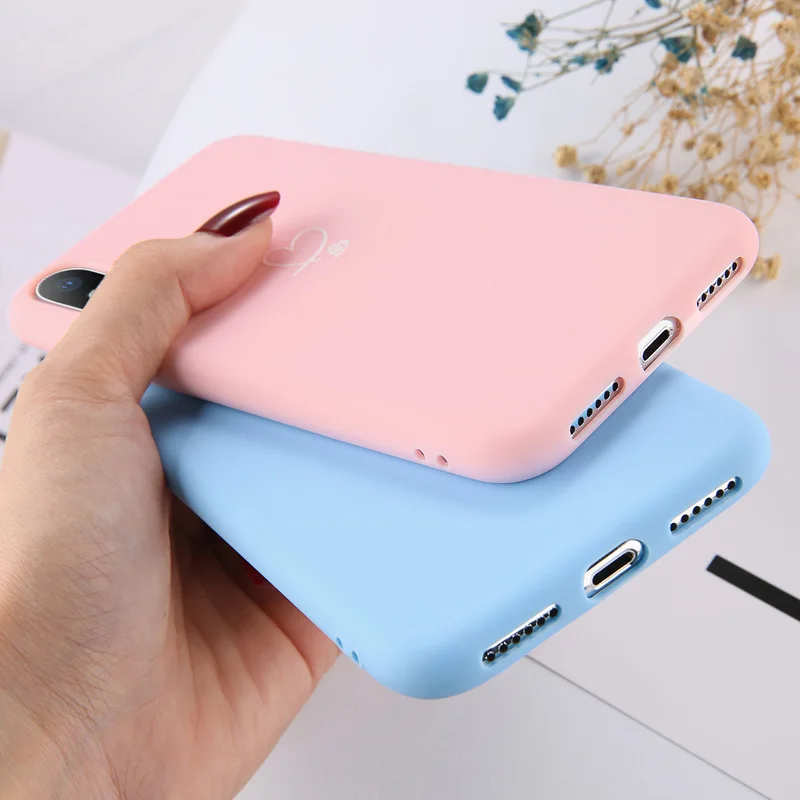 Чехол USLION для iPhone X XS XR Xs Max 6 6s 7 8 Plus 5 SE простой мягкий ТПУ чехол на заднюю панель