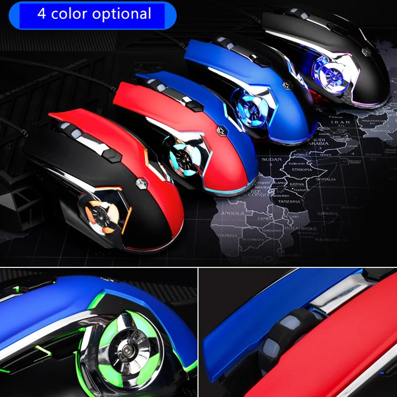 Игровая мышь Ajazz AJ120 USB Проводная для макросъемки 6 клавиш по индивидуальному