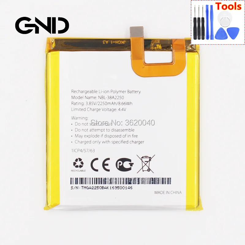 GND 2250 мАч/8.66Wh 3 85 V NBL 38A2250 Замена Батарея для neffos X1 TP902A TP902C литий ионный аккумулятор