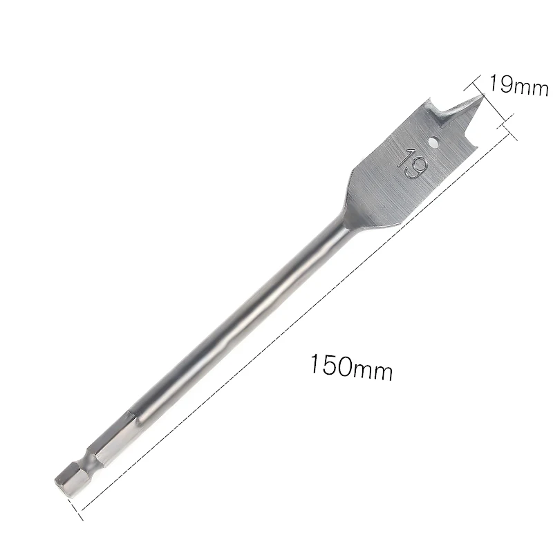 

1Pcs Flat Drill Long High-carbon Steel Wood Flat Drill Set Woodworking Spade Drill Bits Durable Woodworking Tool SETs