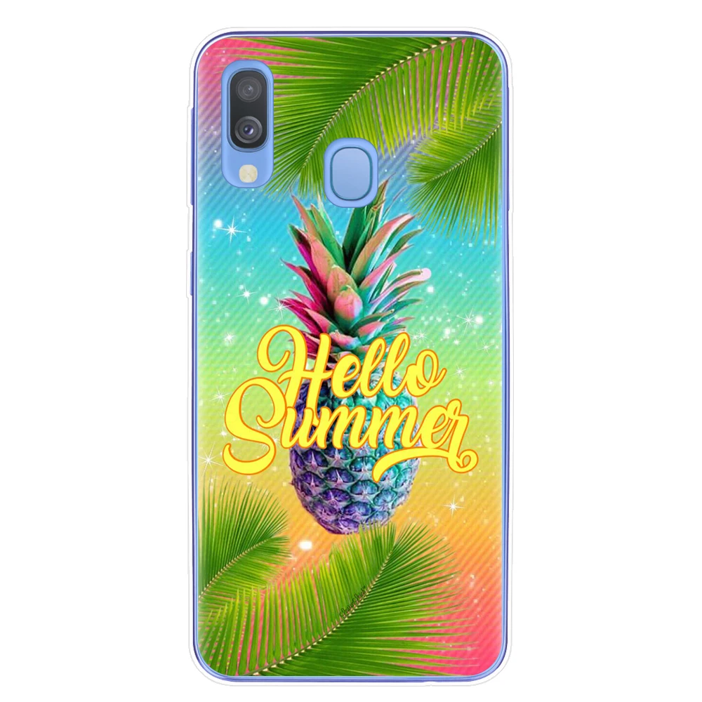 Summer Scenery Cases For Samsung Galaxy A7 A9 A6 A8 Plus A10 A20 A30 A40 A50 A70 Cover Soft Silicone Phone Case Fundas Capa