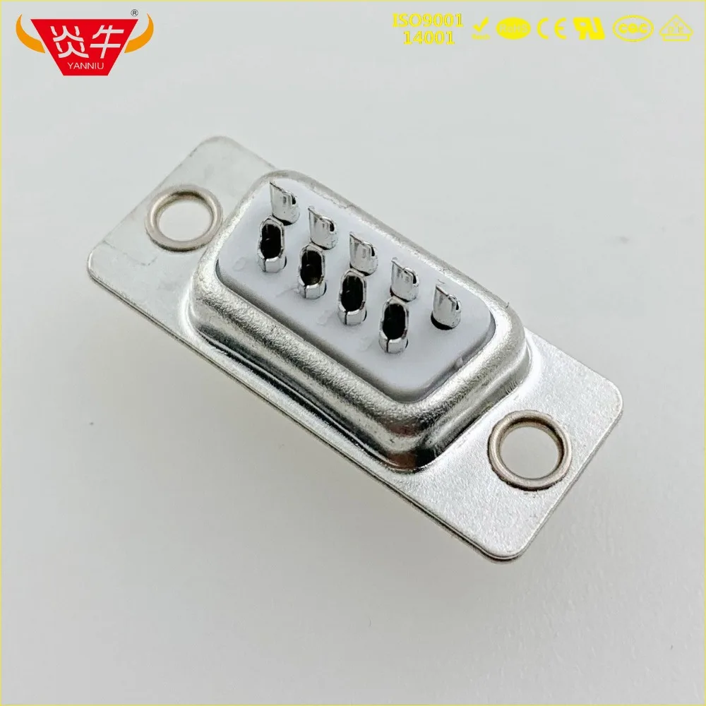 DB9 DB 9P Женский RS232 с гнездом 9PIN коннектор D SUB интерфейс последовательной связи