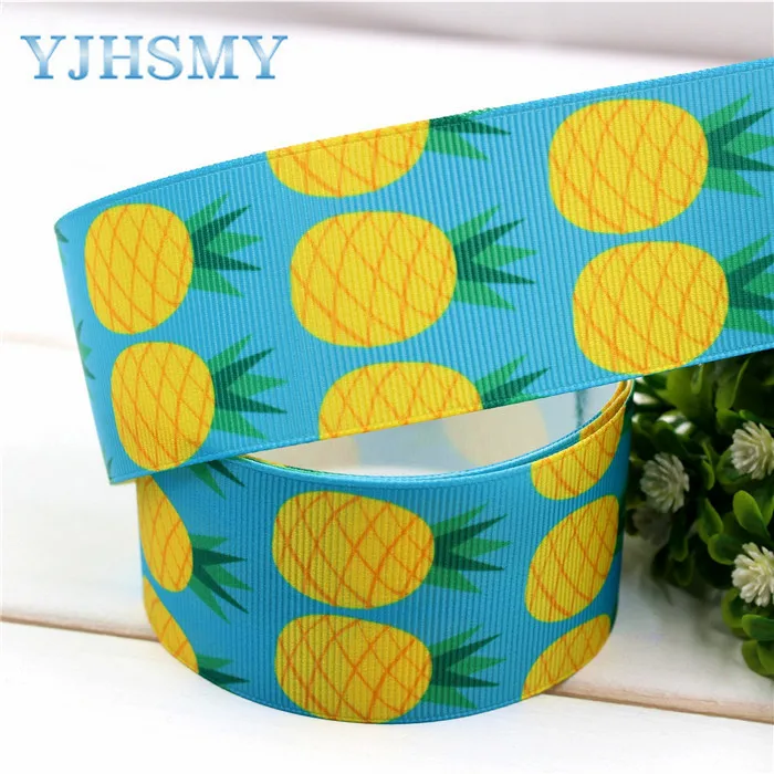 6 Новинка 173251,5 Ярд/лот 38 мм Цветок Фрукты серии стиль цветные ленты DIY материал, свадебные аксессуары упаковка - Цвет: 6